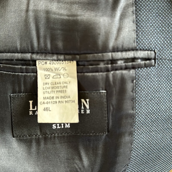 Lauren Ralph Lauren Navy Nailhead Jacket — 46L Slim Fit - Picture 4 of 6